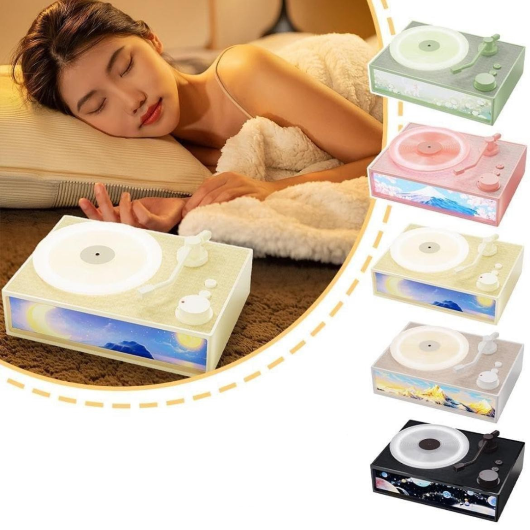 Altavoz Bluetooth vintage 3 en 1: música, luz y aromaterapia