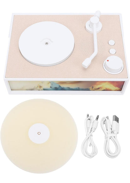 Altavoz Bluetooth vintage 3 en 1: música, luz y aromaterapia