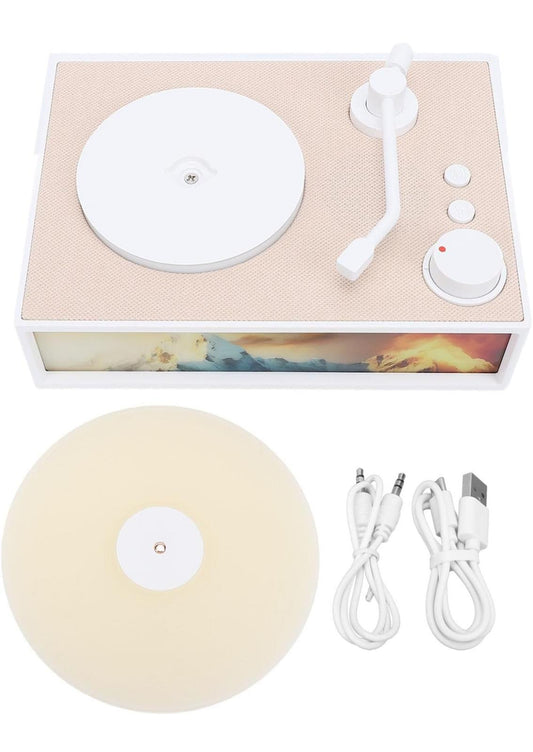 Altavoz Bluetooth vintage 3 en 1: música, luz y aromaterapia